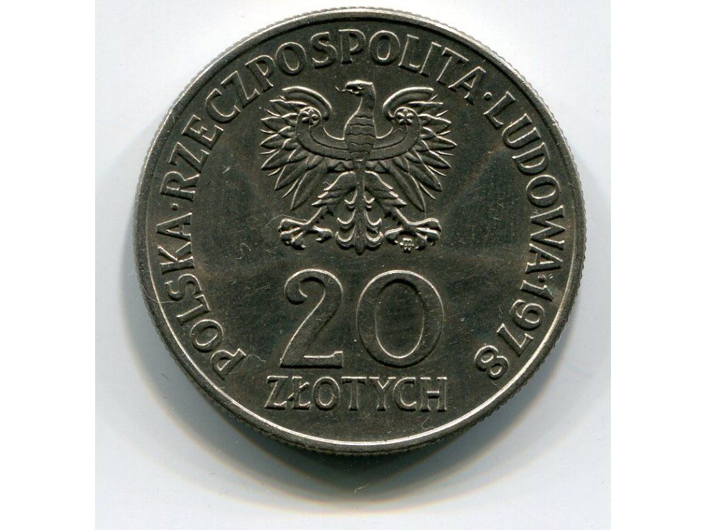 POLSKA. 20 złotych 1978. Pierwszy Polak w kosmosie.