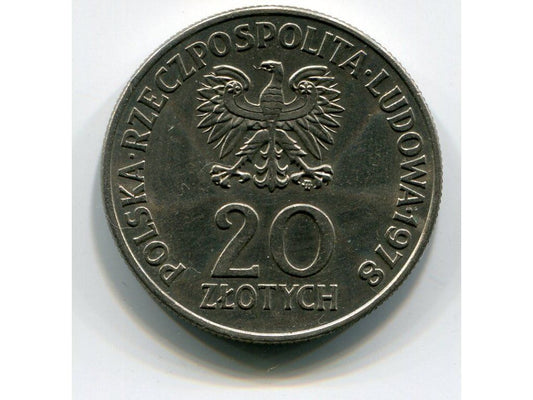 POLSKA. 20 złotych 1978. Pierwszy Polak w kosmosie.