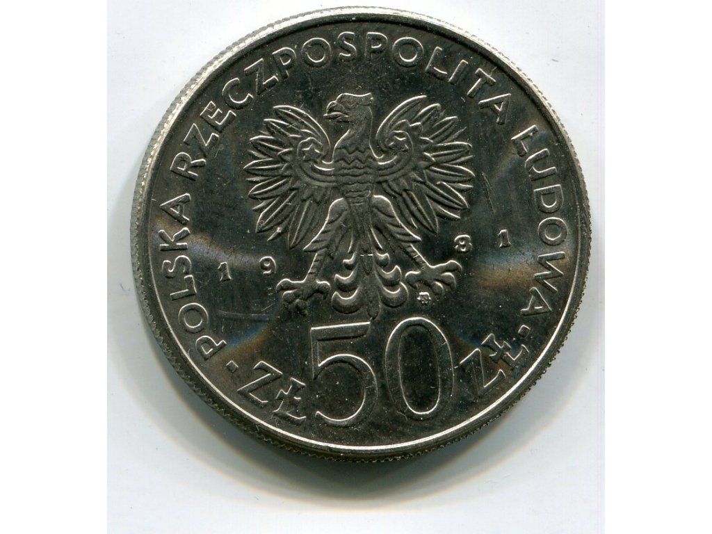 POLSKA. 50 złotych 1981. Król Bolesław II. Śmiały.