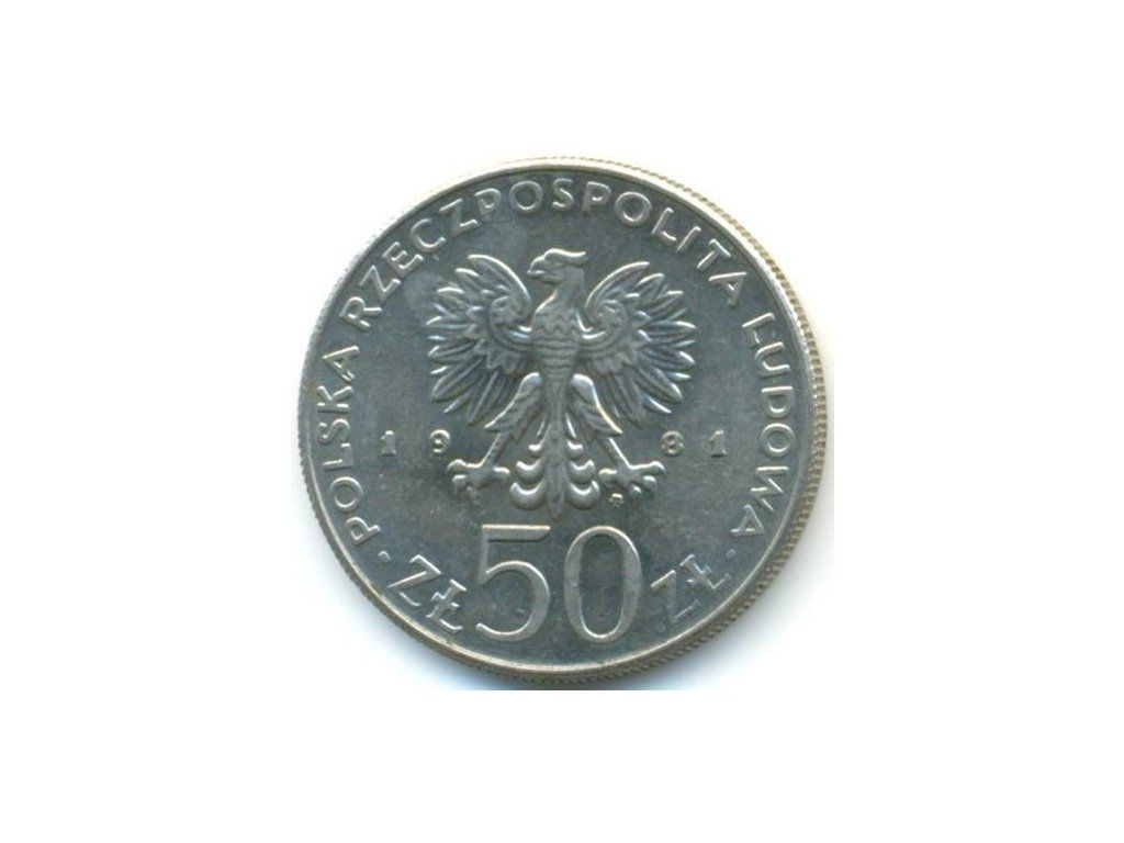 POLSKA. 50 złotych 1981. Król Władysław I. Herman.