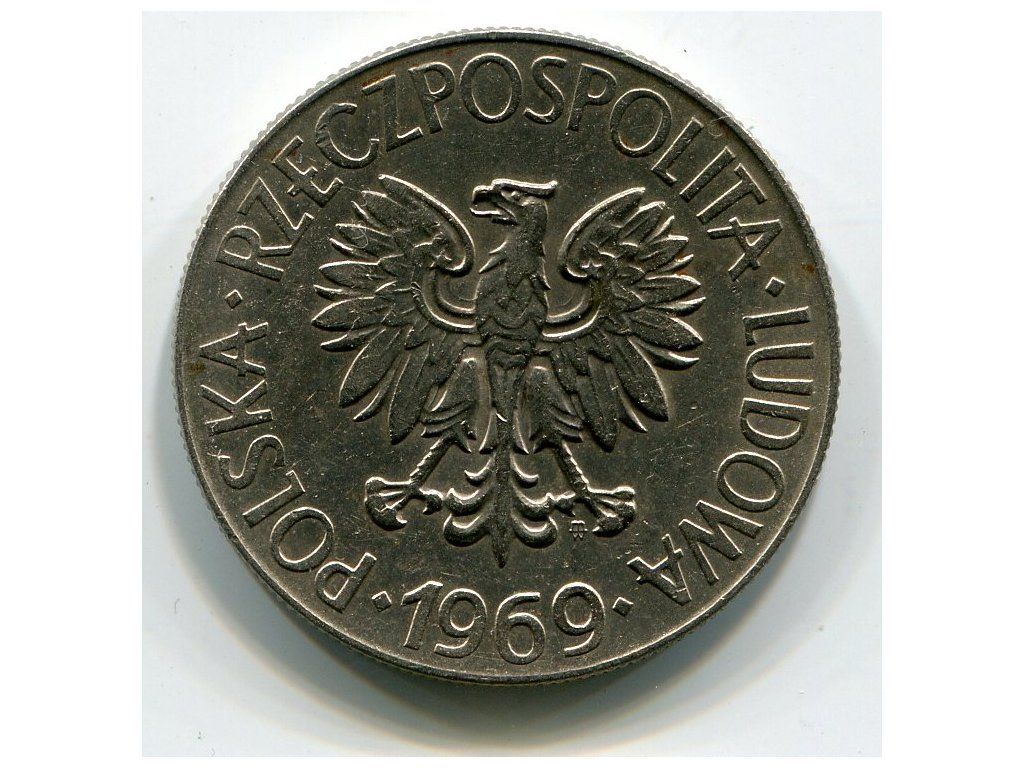 POLSKA. 10 złotych 1969. Kościuszko.
