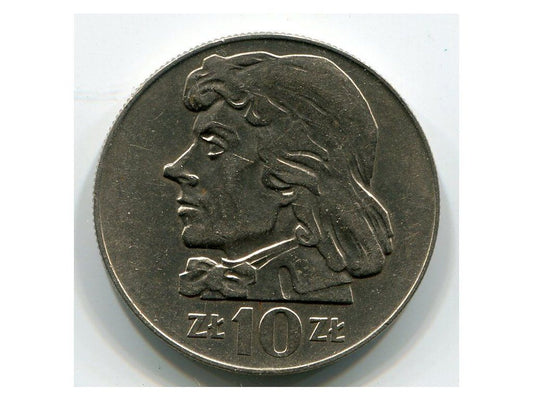 POLSKA. 10 złotych 1969. Kościuszko.