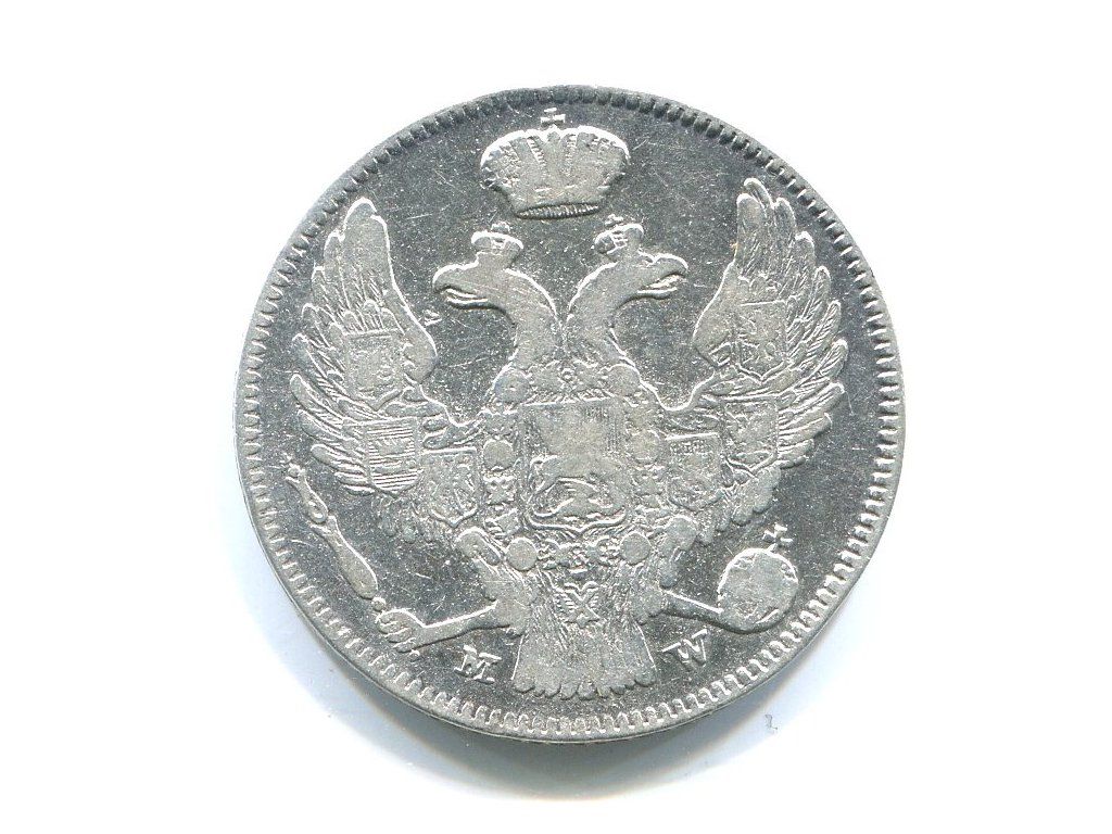 POLSKA. 2 złote / 30 kopiejek 1839/MW. Ag.