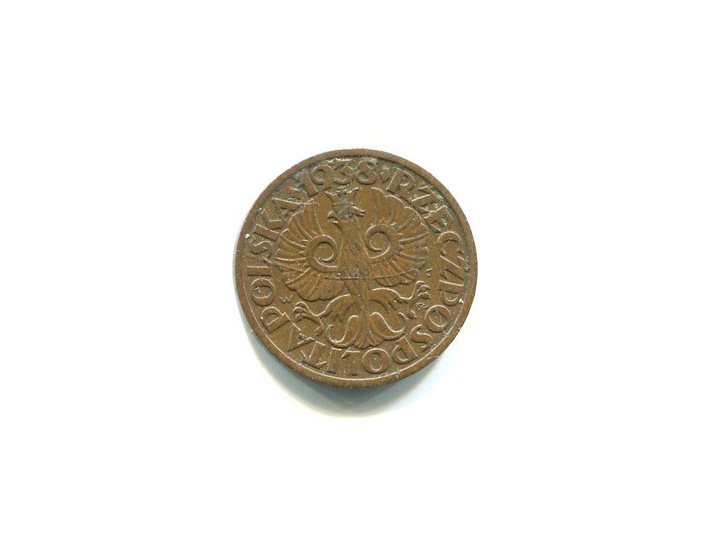 POLSKA. 1 grosz 1938.