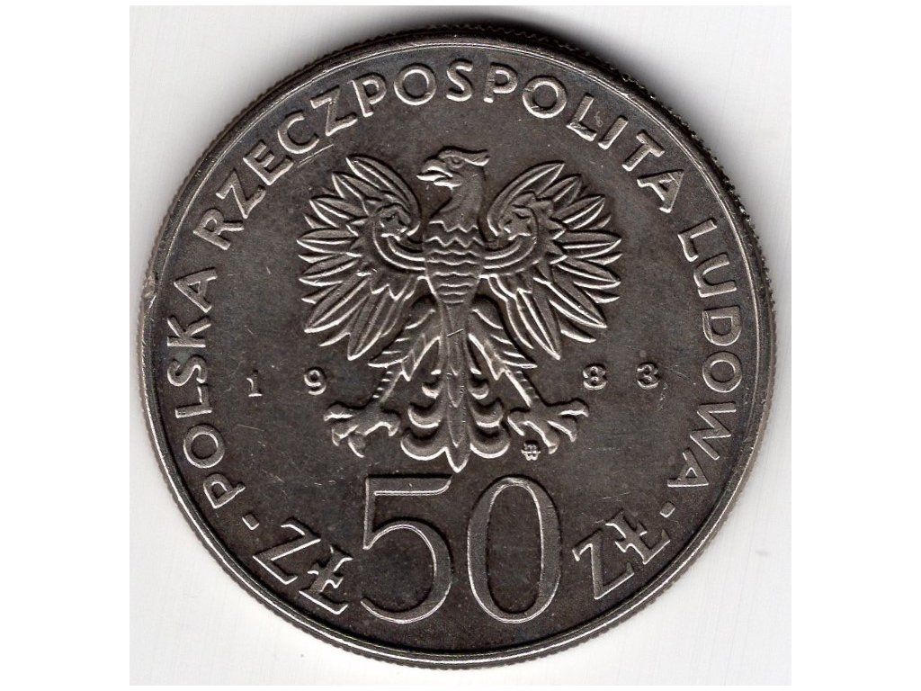 POLSKA. 50 złotych 1983. Król Jan III. Sobieskiego.
