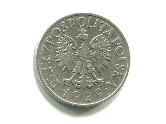 POLSKA. 1 złoty 1929.