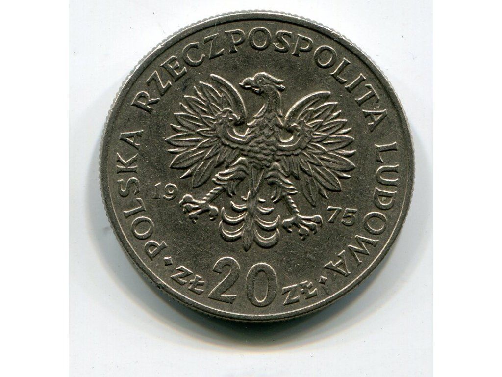 POLSKA. 20 złotych 1975. Nowotka.