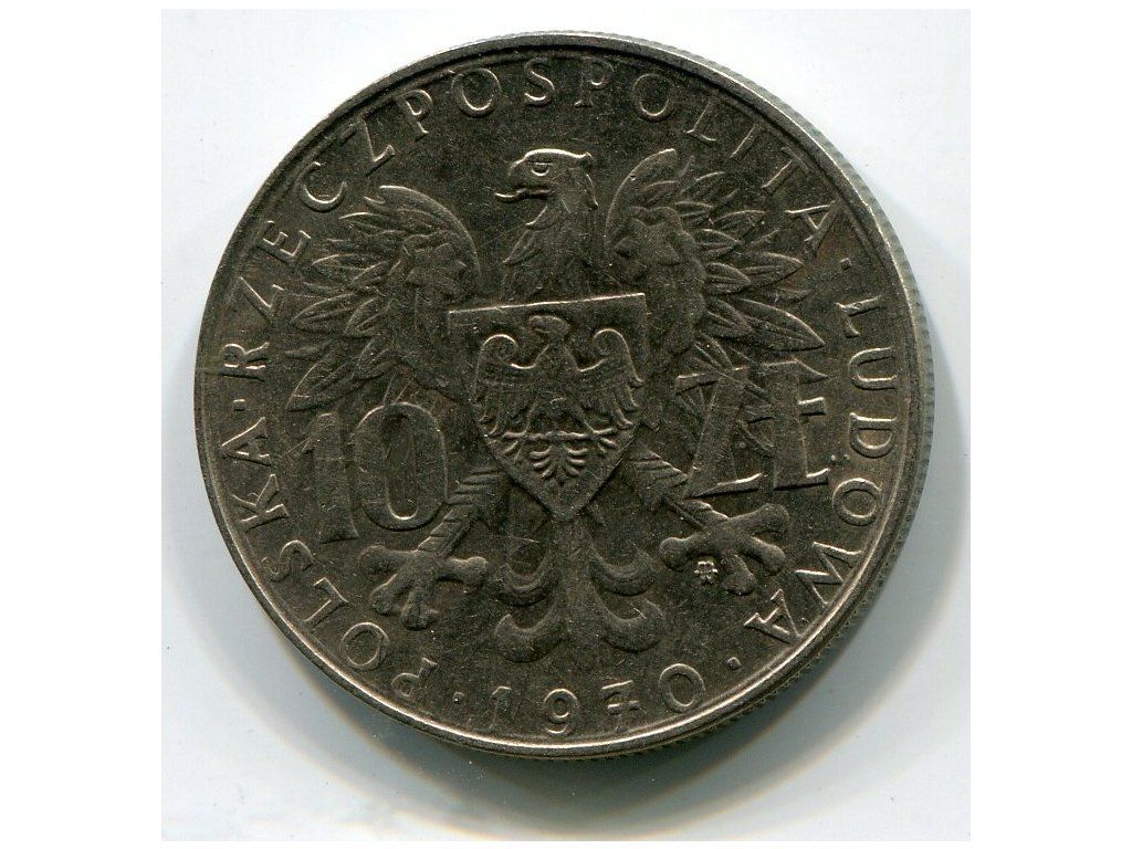 POLSKA. 10 złotych 1970. Byliśmy, jesteśmy i będziemy.