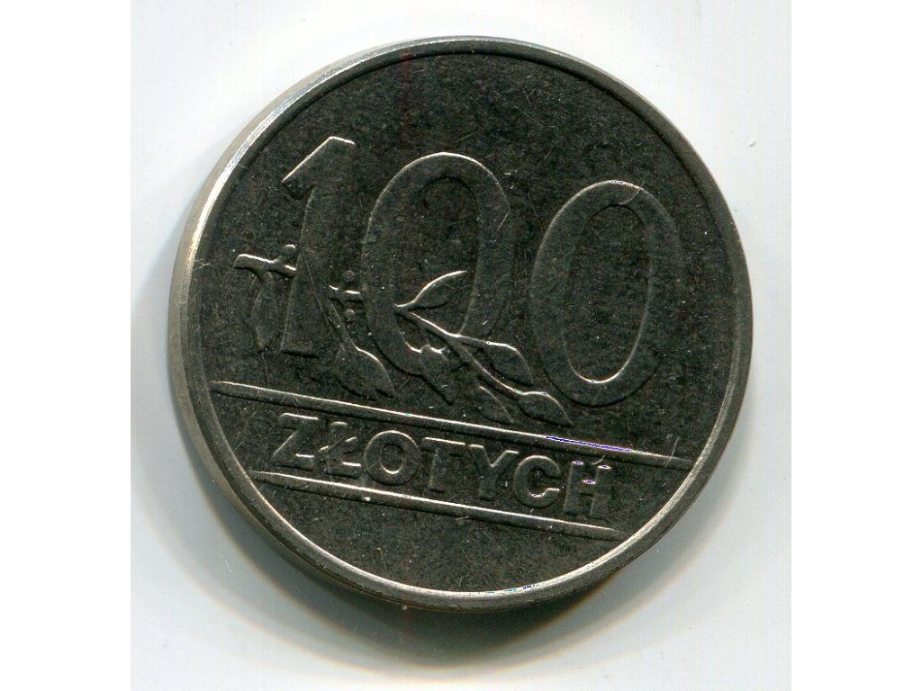 POLSKA. 100 złotych 1990.