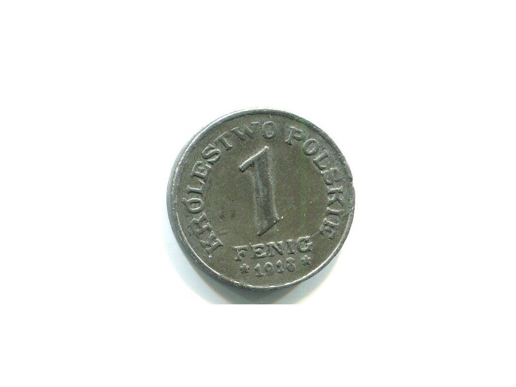 POLSKA. 1 fenig 1918.