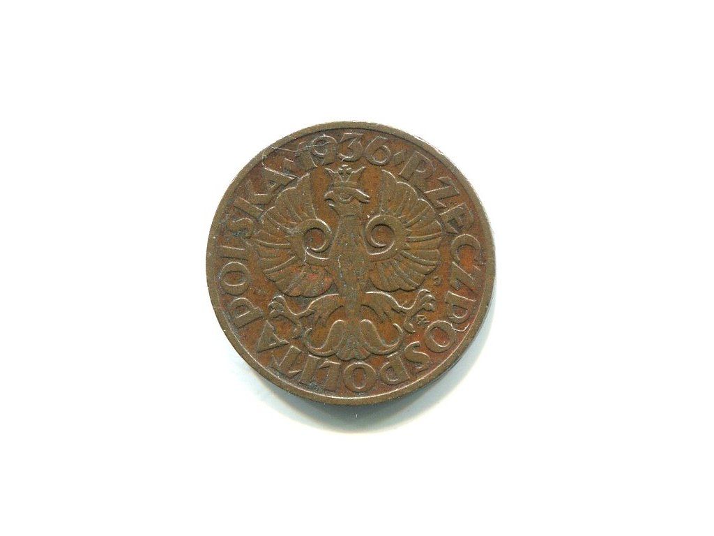 POLSKA. 2 grosze 1936.