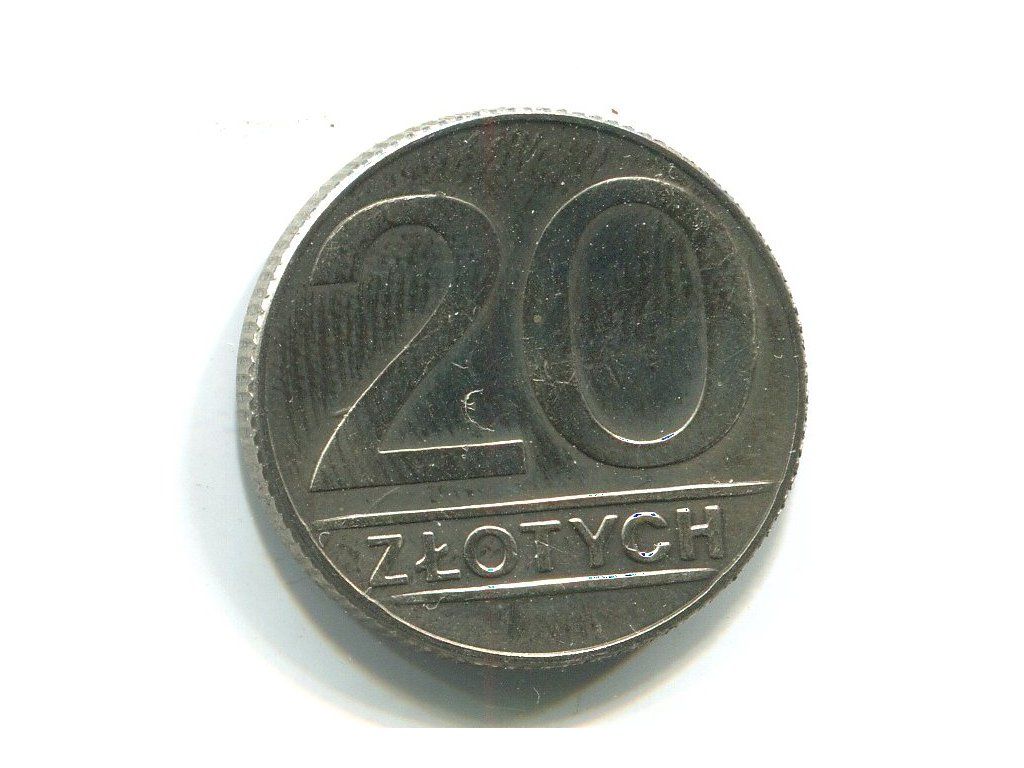 POLSKA. 20 złotych 1990.