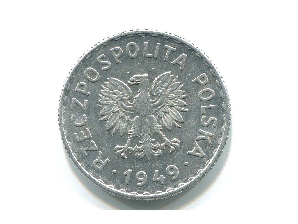 POLSKA. 1 złoty 1949. Al.