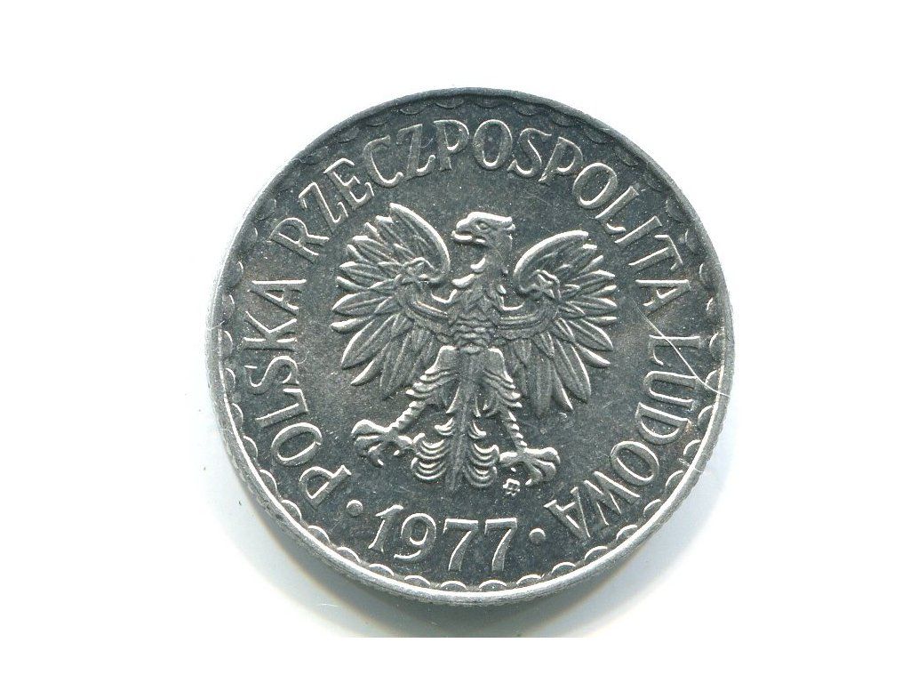 POLSKA. 1 złoty 1977.