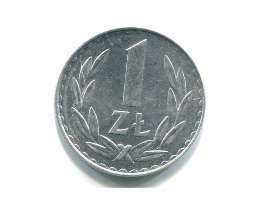 POLSKA. 1 złoty 1977.