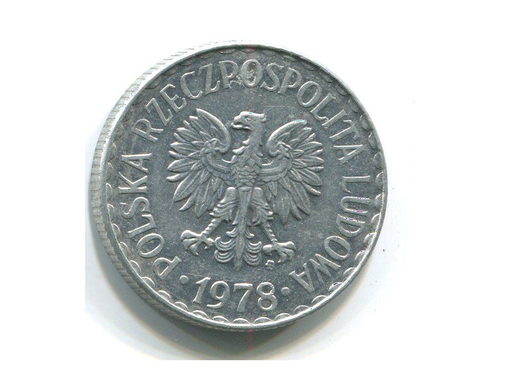 POLSKA. 1 złoty 1978. Marka.