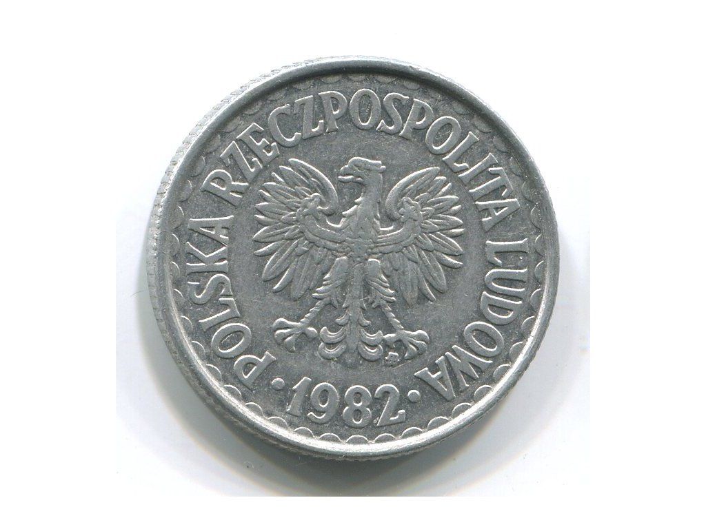 POLSKA. 1 złoty 1982.