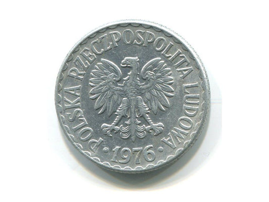 POLSKA. 1 złoty 1976.