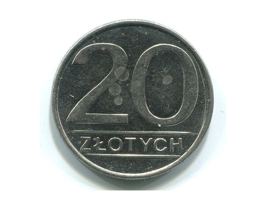 POLSKA. 20 złotych 1986.
