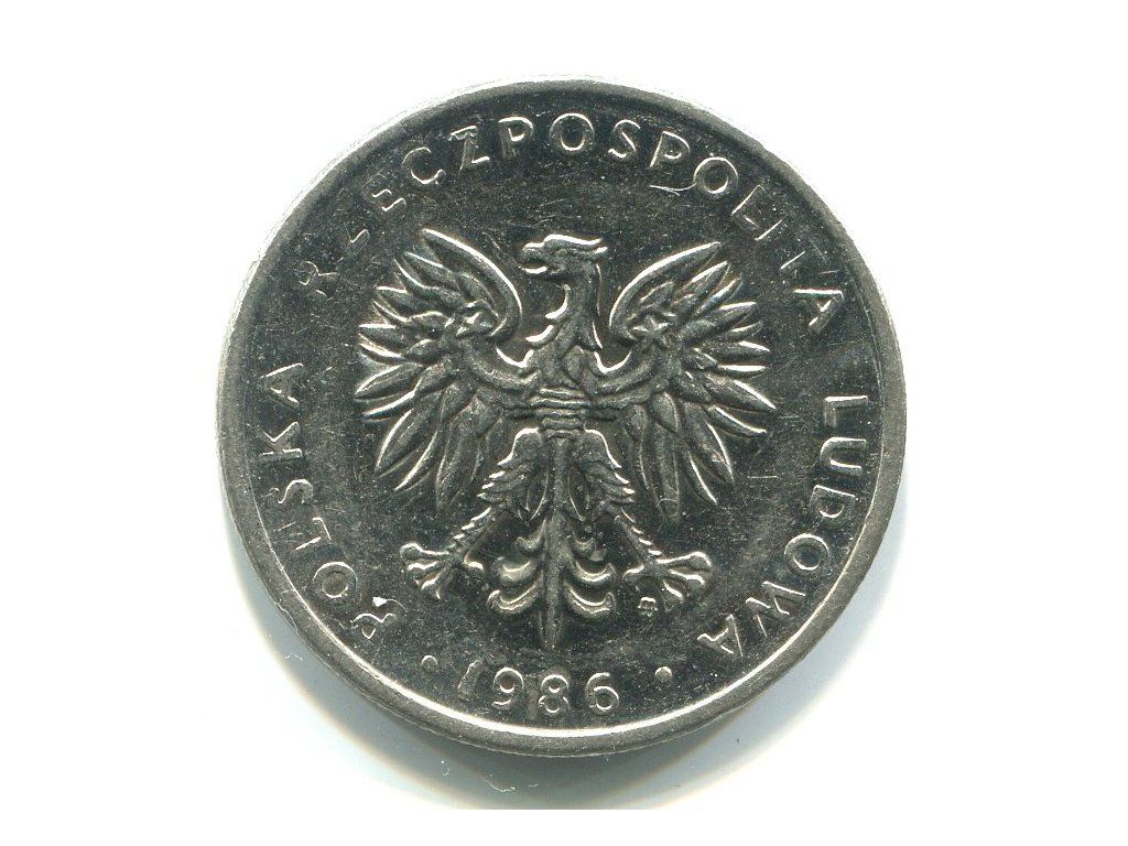 POLSKA. 20 złotych 1986.