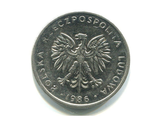 POLSKA. 20 złotych 1986.