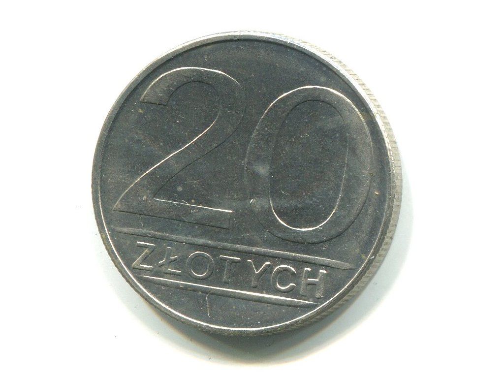 POLSKA. 20 złotych 1988.
