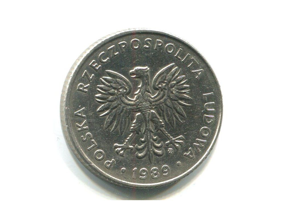 POLSKA. 20 złotych 1989.