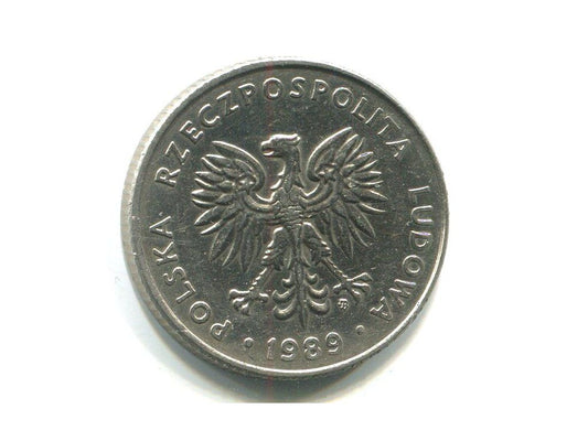 POLSKA. 20 złotych 1989.