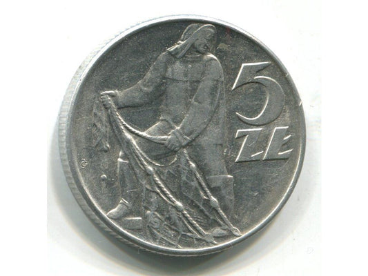 POLSKA. 5 złotych 1974.