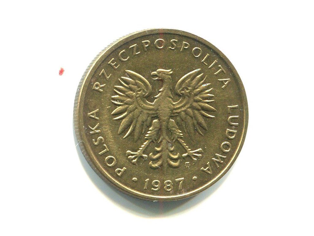 POLSKA. 5 złotych 1987.