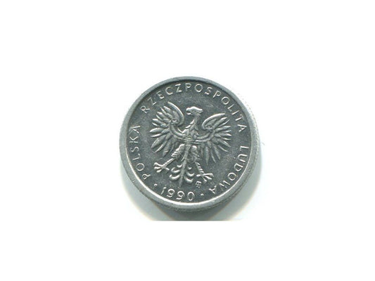 POLSKA. 1 złoty 1990.
