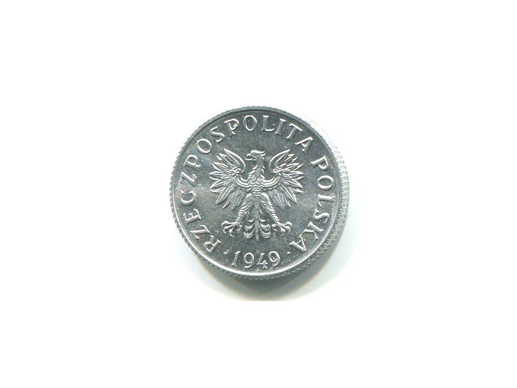 POLSKA. 1 grosz 1949.