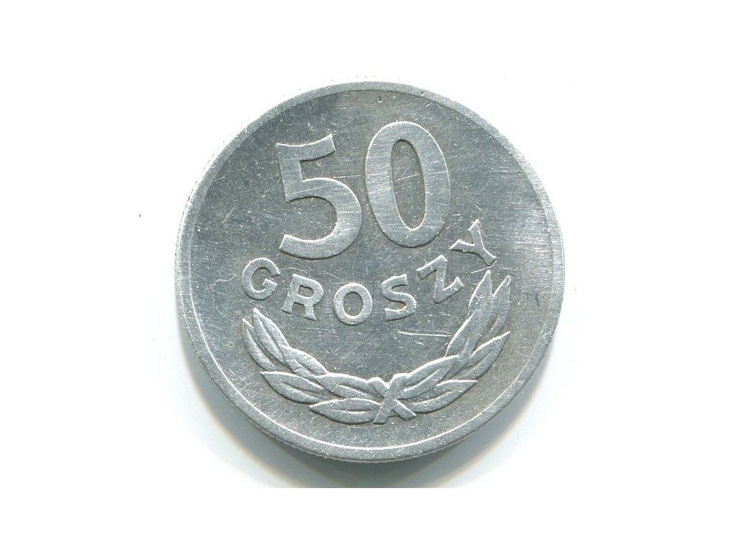 POLSKA. 50 groszy 1949. Al.
