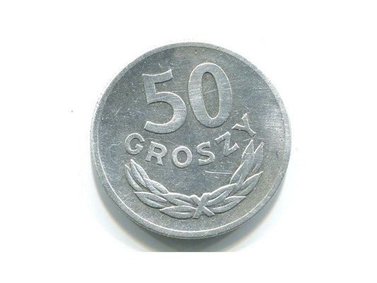 POLSKA. 50 groszy 1949. Al.