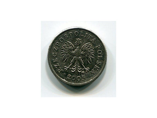POLSKA. 10 groszy 2005.