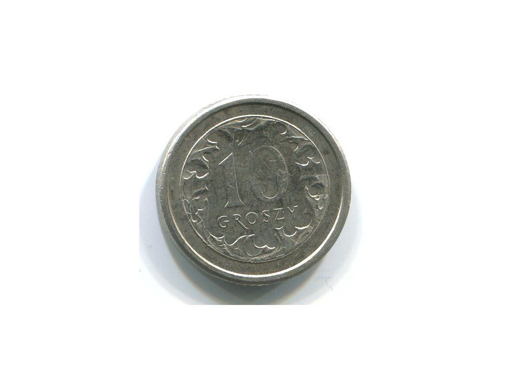 POLSKA. 10 groszy 2008.