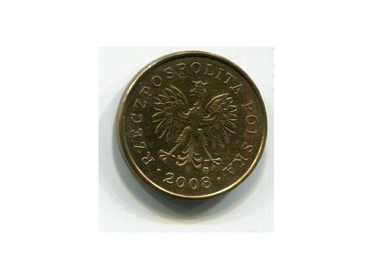 POLSKA. 2 grosze 2008.