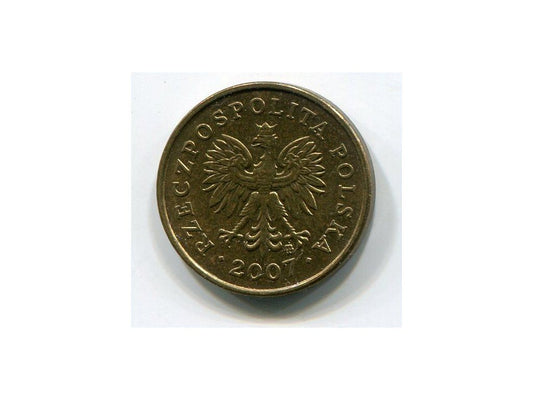 POLSKA. 2 grosze 2007.