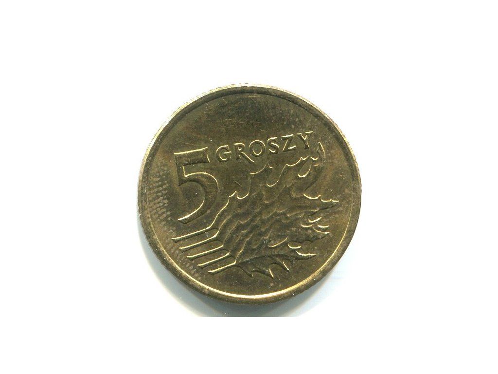 POLSKA. 5 groszy 2002.