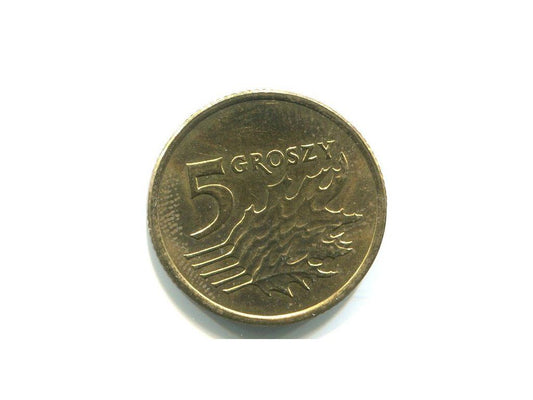 POLSKA. 5 groszy 2002.
