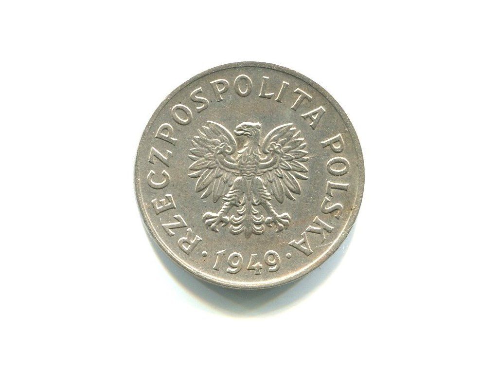 POLSKA. 20 groszy 1949. Cu+NI.