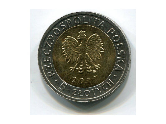 POLSKA. 5 złotych 2017. Kaplica na Zamku Lubelskim.