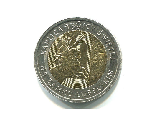 POLSKA. 5 złotych 2017. Kaplica na Zamku Lubelskim.