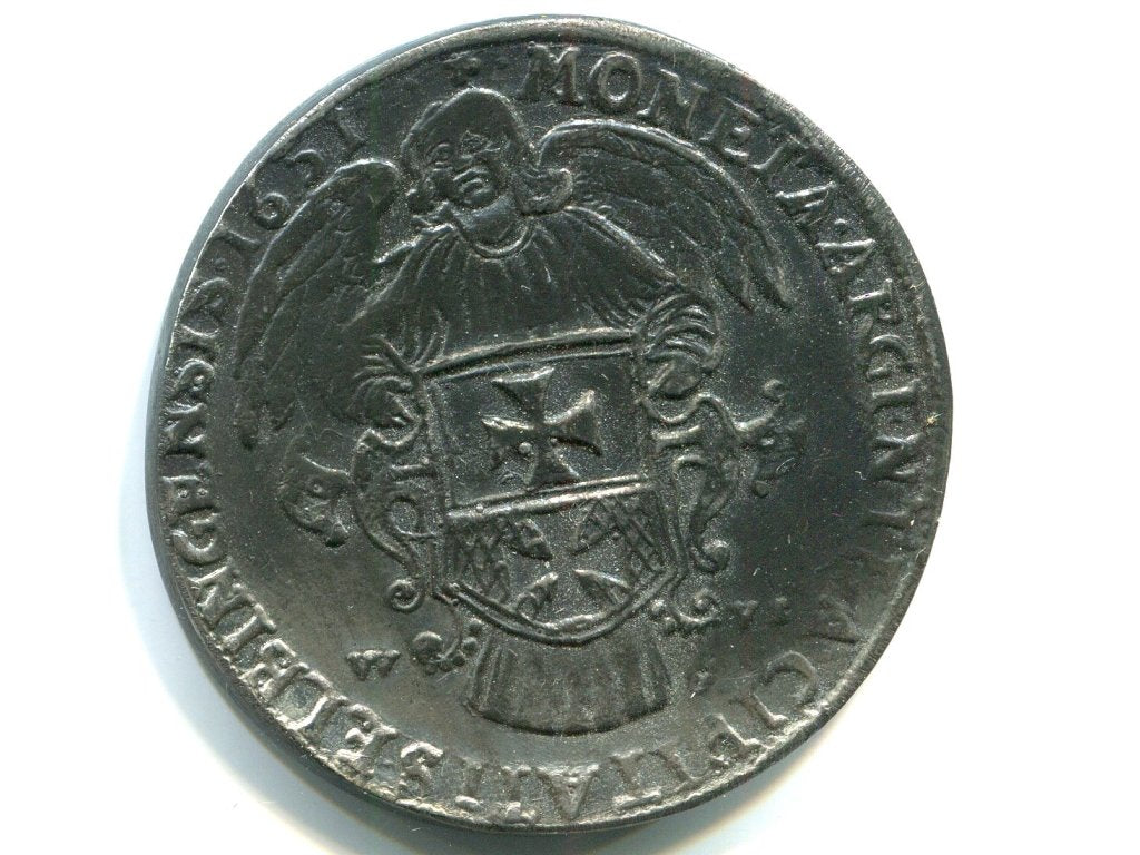 POLSKA. Jan II Kazimierz. Tolar 1651. Elbląg. REPLIKA.