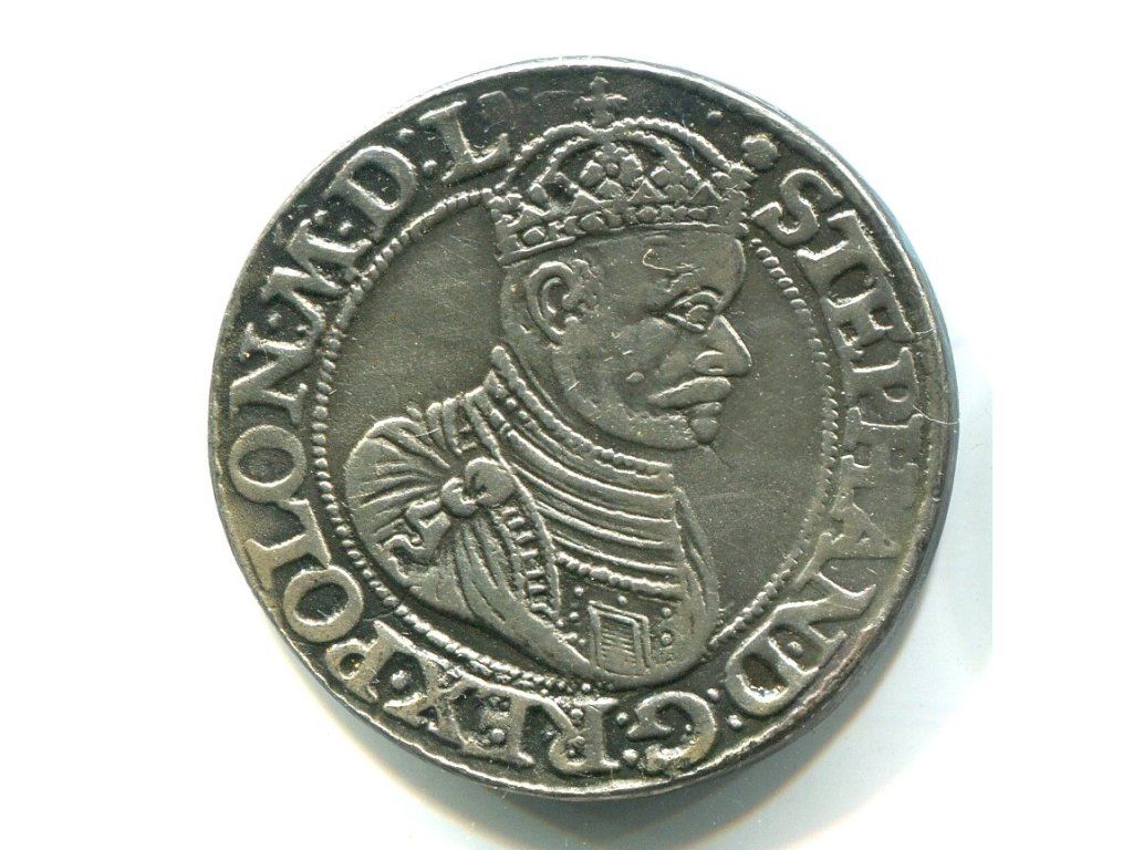 POLSKA. Stefan Batory. 1/2 tolara 1583. REPLIKA.