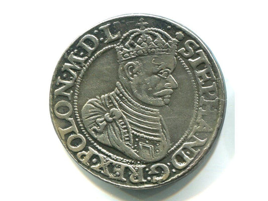 POLSKA. Stefan Batory. 1/2 tolara 1583. REPLIKA.