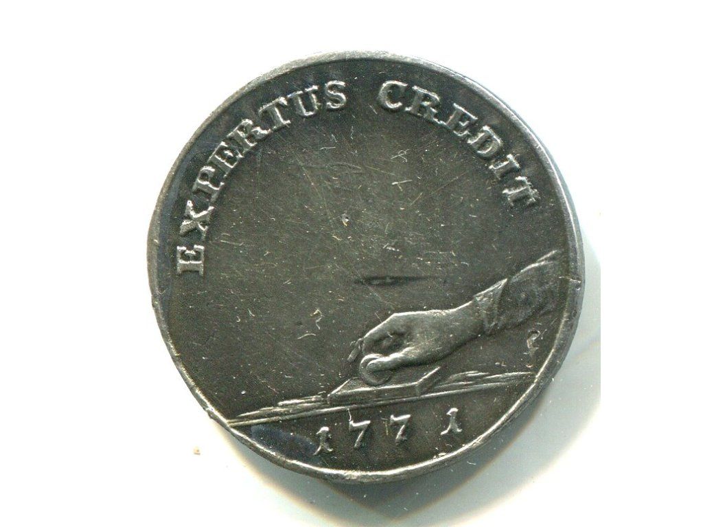 POLSKA. Stanisław Korybut. 1/4 tolara 1771. REPLIKA.