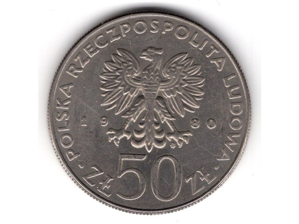 POLSKA. 50 złotych 1980. Król Bolesław I Chrobry.