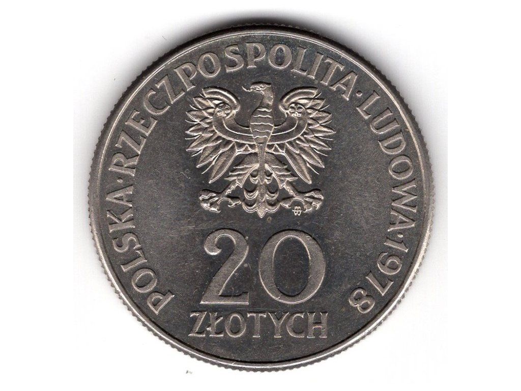 POLSKA. 20 złotych 1978. Konopnicka.