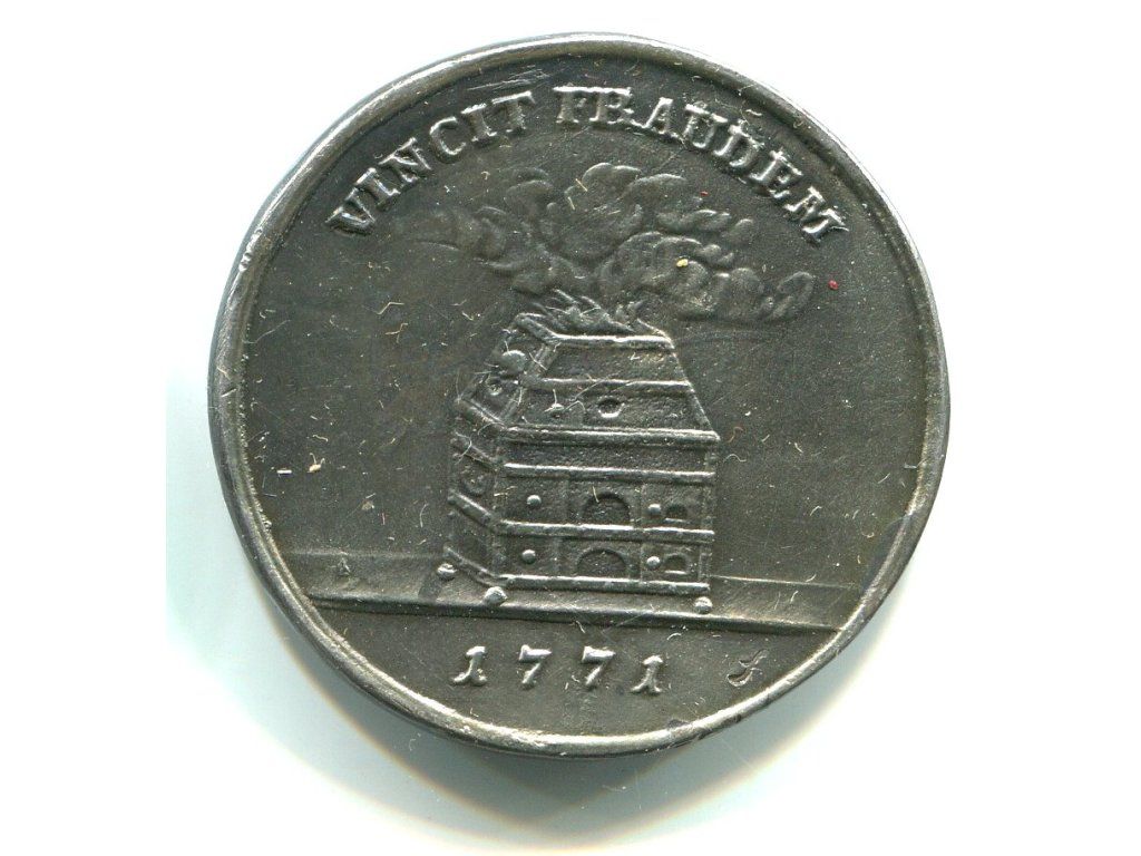 POLSKA. Stanisław August Poniatowski. Proof 1/2 tolara 1771. REPLIKA.